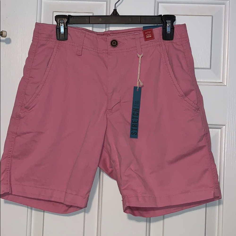 Men’s red camel shorts